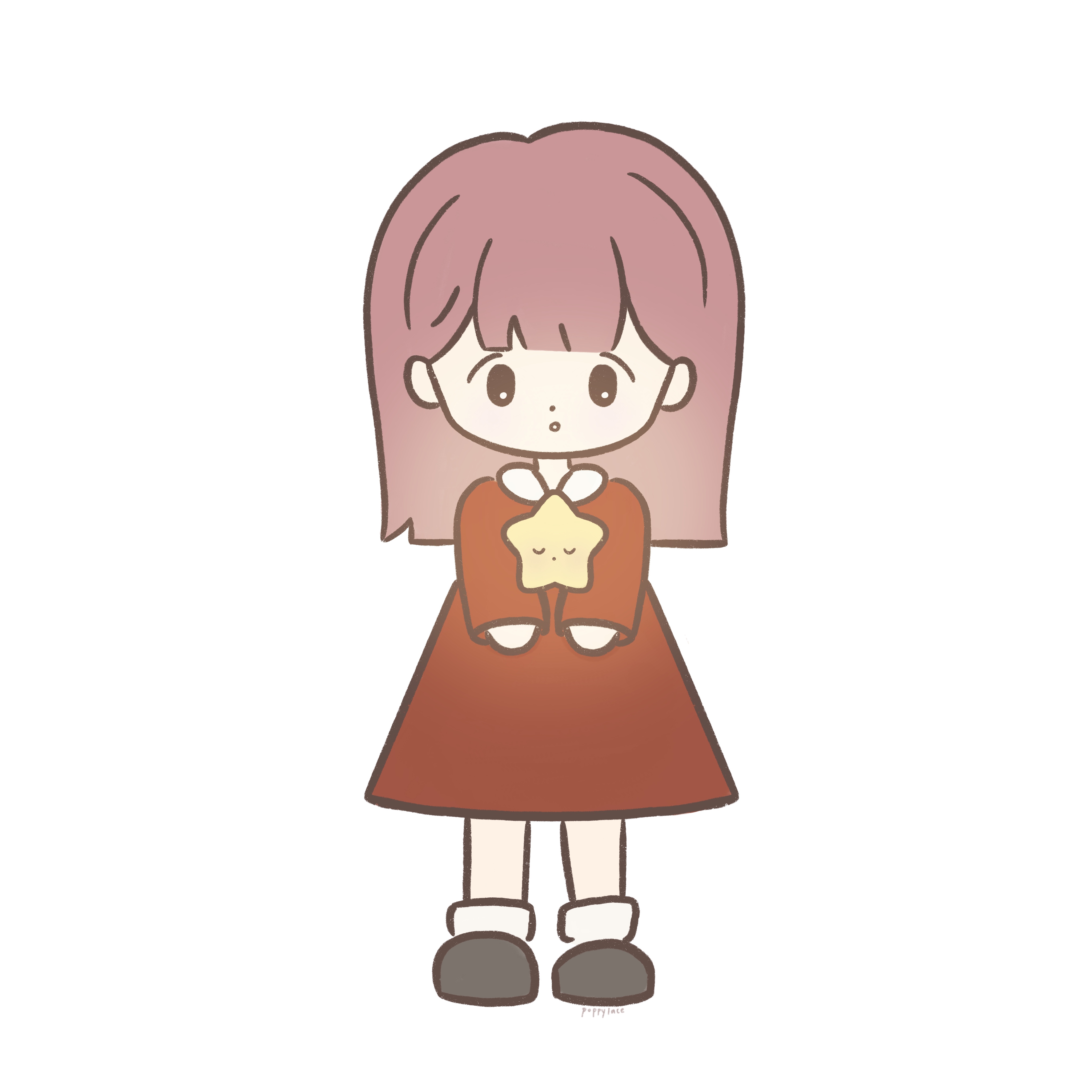 holding a star